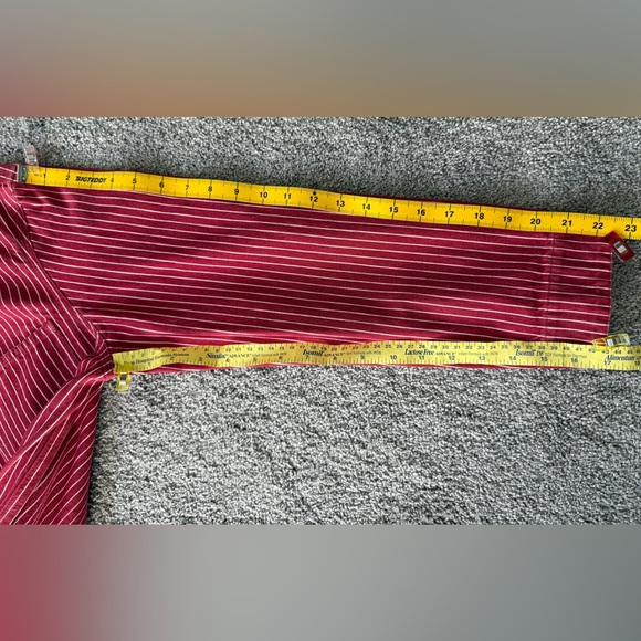 Vtg Ralph Lauren Jeans Co Blue Corduroy Collar Red Pinstriped Chore Barn Jacket - Picture 13 of 16